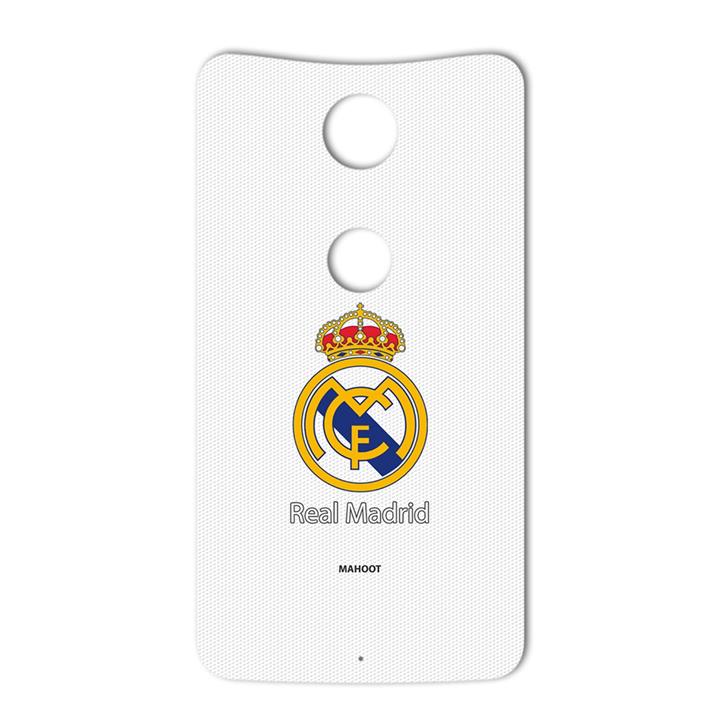 برچسب تزئینی ماهوت مدل REAL MADRID Design مناسب برای گوشی  Google Nexus 6 MAHOOT REAL MADRID Design Sticker for Google Nexus 6